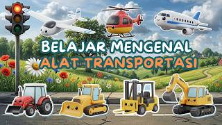 Belajar Mengenal Alat Transportasi untuk Anak | Kendaraan Darat, Laut, dan Udara | Edukasi PAUD & TK