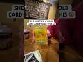 SHE SPOTTED A GOLD CARD AND FOUND THIS 😱