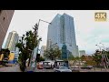[4K] BTS BigHit Entertainment's new builing. How to walk from Yongsan Station Seoul Walking Walker