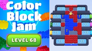 Color Block Jam Level 68 Solution Walkthrough
