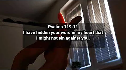Bible verse of the day Psalm 119:11