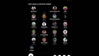 qna career or job hunt related screenshot 1