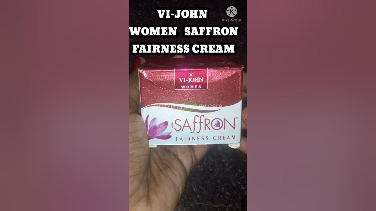 VIJOHN saffron fairness cream review YouTube