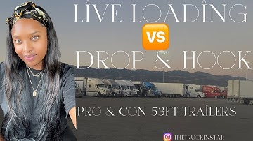 Live Loading VS Drop & Hook Trailers #trucking #trailers