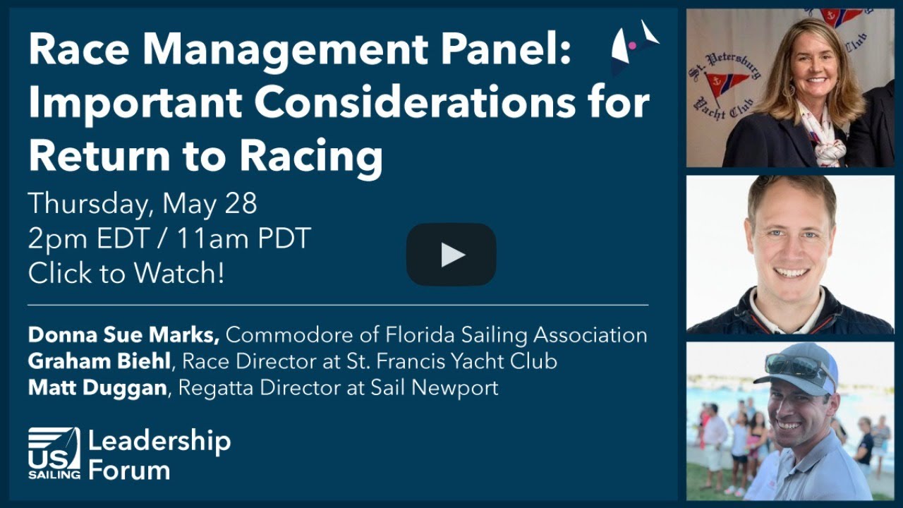 US Sailing Race Management Panel: Important Considerations for Return