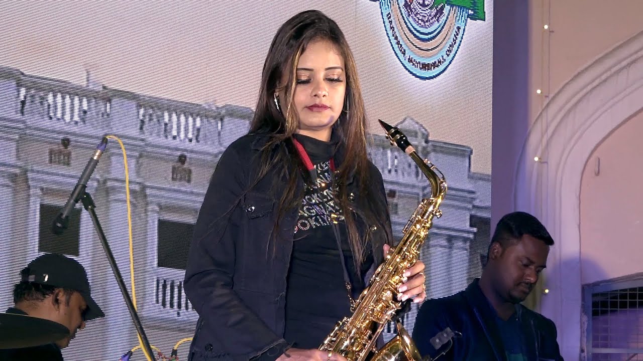 Baaton Ko Teri   Saxophone Music  Saxophonist Jhumur Jaiswal  Saxophone Song  Bikash Studio