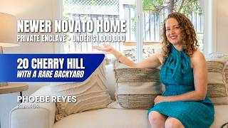 20 Cherry Hill Ln, Novato CA | Newer Home With a Backyard Under $1,000,000 in Marin County