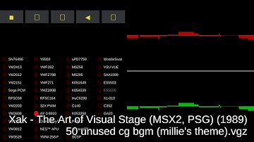 Xak - The Art of Visual Stage (MSX2, PSG)