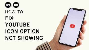 🛠️ How to Fix YouTube Icon Option Not Showing Missing Problem  🛠️