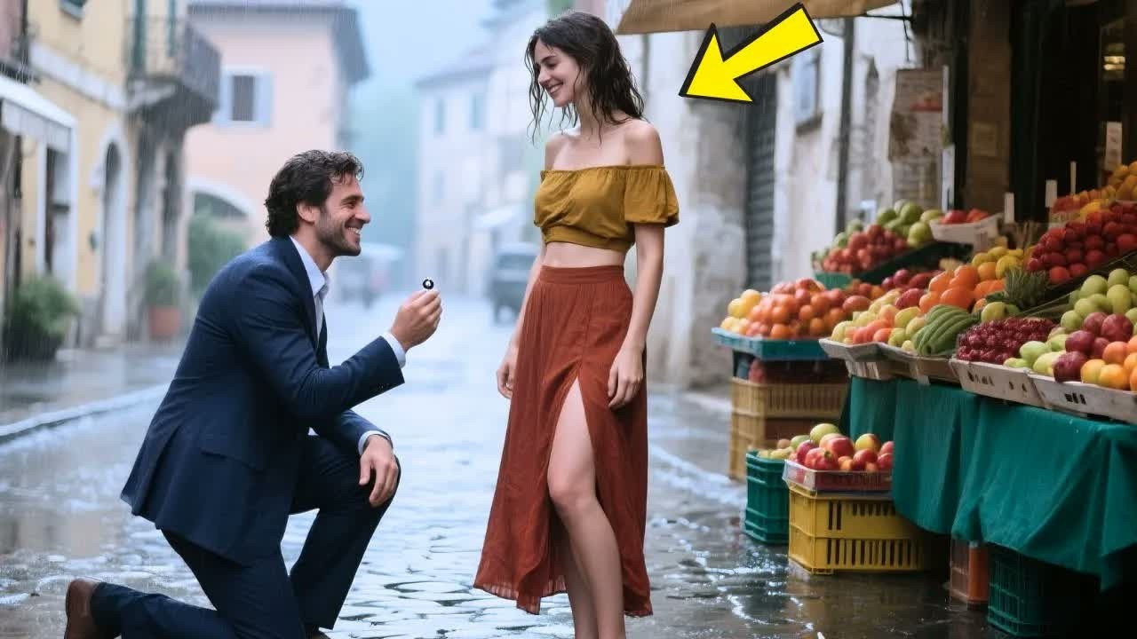 Un Milionario Le Chiese di Fingere di Essere la Sua Ragazza per 5 Minuti… Lei lo Sconvolse…