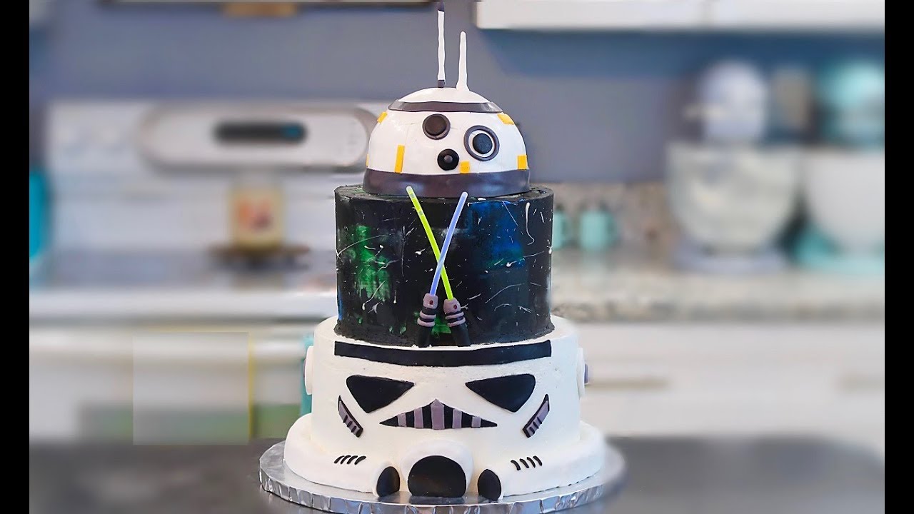 Giant Star Wars Cake Frenchies Bakery Youtube