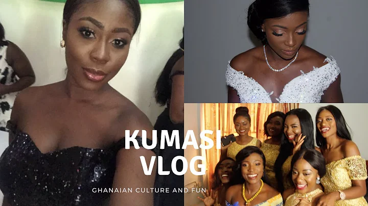VLOG - TRIP TO KUMASI:  GHANAIAN WEDDING, BACHELORETTE PARTY, ASHANTI PALACE & MORE | JES ISCAH