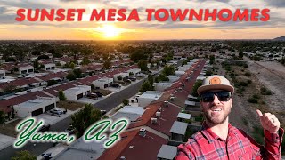 SUNSET MESA Townhomes HOME TOUR in YUMA AZ