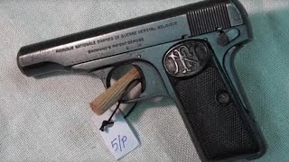 FN 1910 Pistole - Rozborka a Sborka