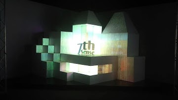 7th Sense Design 3D projection mapping at NEC Solutions Showcase 2014