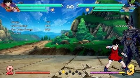 DBFZ Videl Day 1 5.5K Corner To Corner Solo Combo (2.5 Bars)