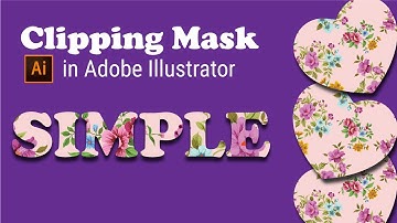How to Create, Edit, and Release Clipping Mask in Illustrator | Compound Path in Clipping Mask