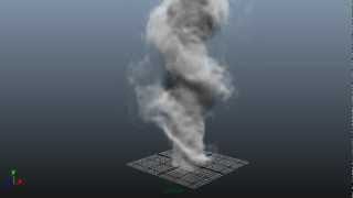 Maya Tornado Test