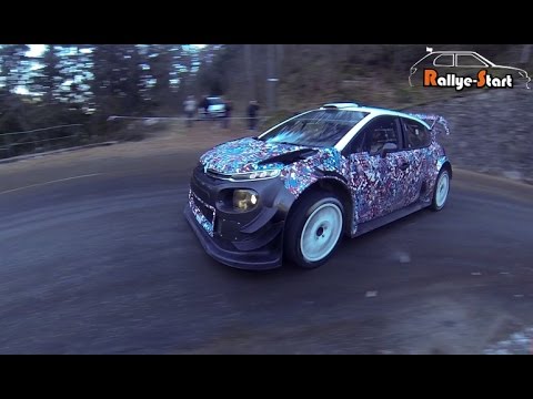 Rallye Monte-Carlo 2017 [HD] - Test Citroën C3 WRC K.Meeke - Rallye Start