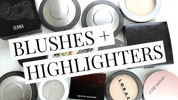 Makeup Declutter/Collection: Blushes + Highlighters | Kendra Atkins