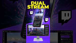 Dual Format Stream on Twitch! How to Setup! #ad #streamtips #twitchtips