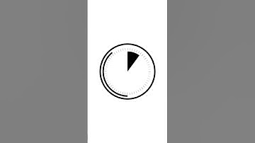 10 seconds timer clock countdown vertical white black screen 🕒️