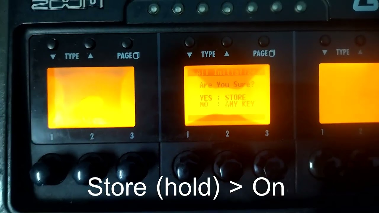 How to Factory Reset Zoom G3X