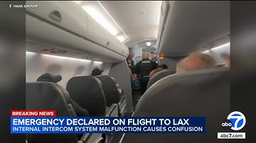Pilots thought someone was trying to break into cockpit during LAX-bound flight