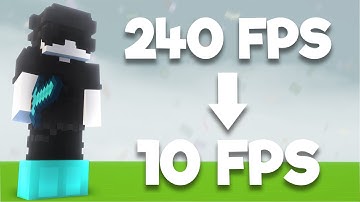 I lowered my fps in minecraft after every kill