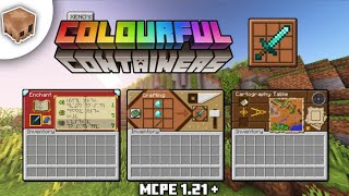 Colorful Containers GUI – Minecraft Texture Pack Review + (Download Link)