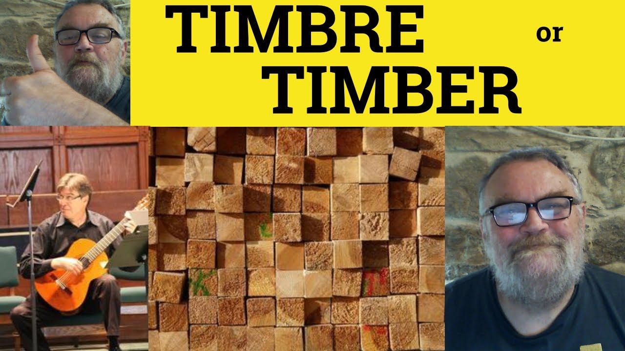 🔵 Timbre or Timber Meaning Timbre Examples Timber Definition YouTube