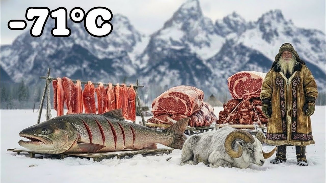 Surviving -71°C in Yakutia | Hunting Food for a Frozen Village