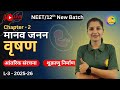 वृषण की आंतरिक संरचना & शुक्राणु निर्माण का पथ - L-3 Chapter-2 12th Biology 2025-26