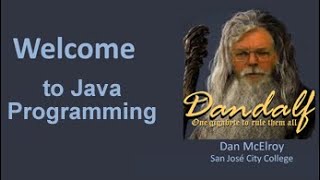 Welcome to the Java  Programming class