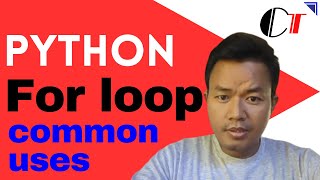Beginner to Intermediate Python - Step by Step (Burmese / မြန်မာ) (22):  for loop in applications