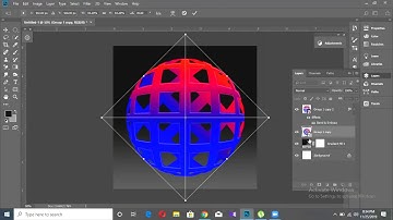How to create 3D Sphere in adobe Photoshop CC