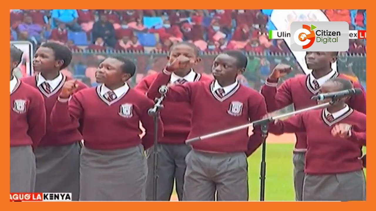 Bad Racks School Lang’ata Barracks School students praise President Kenyatta’s ...