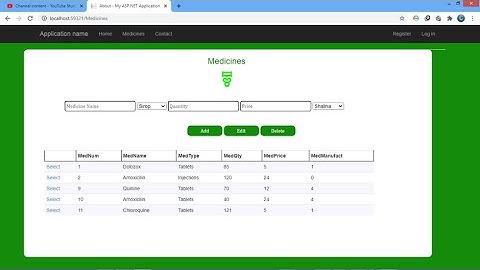 Online Pharmacy Management System Using ASP.Net C# and SQL Server|Module 1