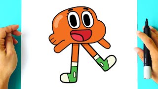 How To Draw Darwin - Gumball