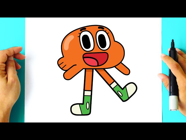 How to Draw - Darwin, The Amazing World of Gumball