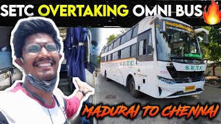 SETC overtook Omni bus🔥| Non AC Seater\Sleeper bus| Madurai to Chennai🤩| Travel review| Vlog- 99 screenshot 5