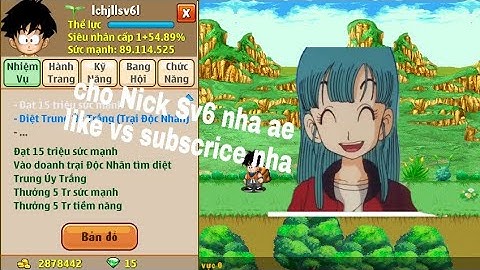 Ngọc rồng - Cho nick sv6 cùi Ae lấy nha