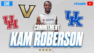 Kam Roberson LIVE COMMITMENT | 4-Star CB Chooses Between Kentucky, Houston and Vanderbilt!