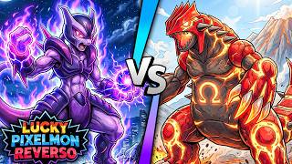 LUCKY PIXELMON REVERSO | MEGA MEWTWO X vs PRIMAL GROUDON no MINECRAFT