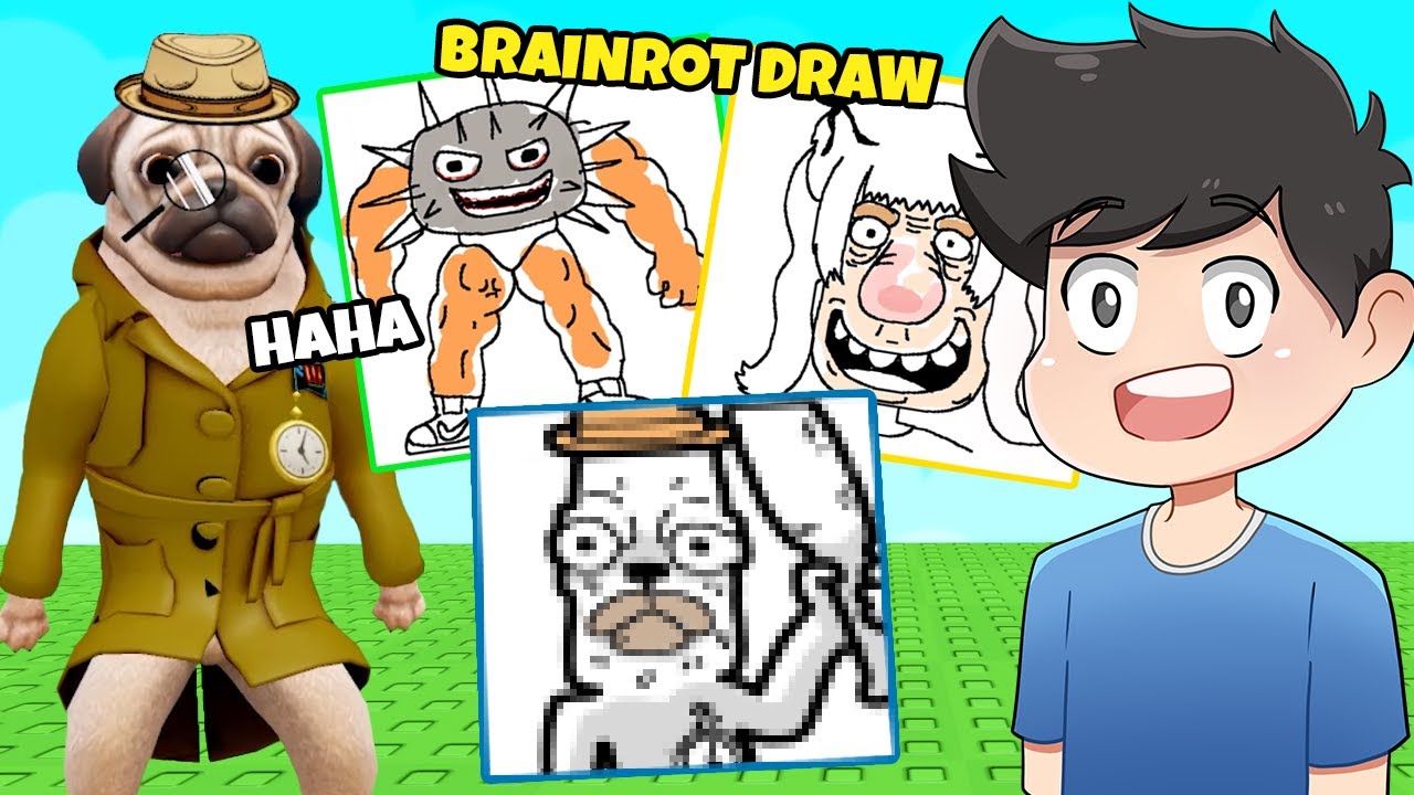 Draw Me | Roblox | DRAWING PERO GINAWA KO SILANG BRAINROT!