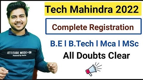 Complete Registration for Tech Mahindra Off Campus Drive for 2022 Batch | Salary Package ? |