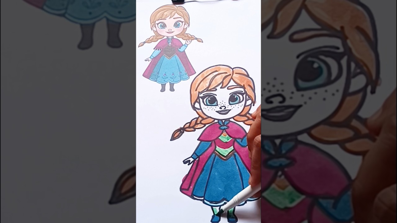 #colouringfun #princesscoloring