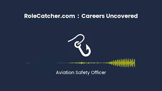 Aviation Safety Officer : Careers Uncovered