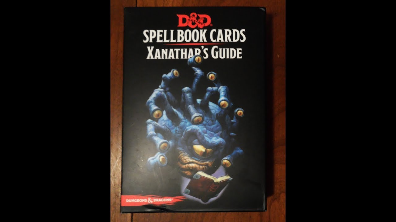Xanathar's Guide Spell Cards Opening and Review - YouTube