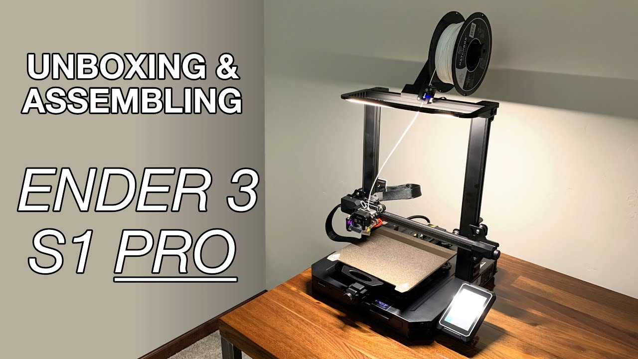 Creality Ender-3 S1 - 3D Printer - Unbox & Setup 